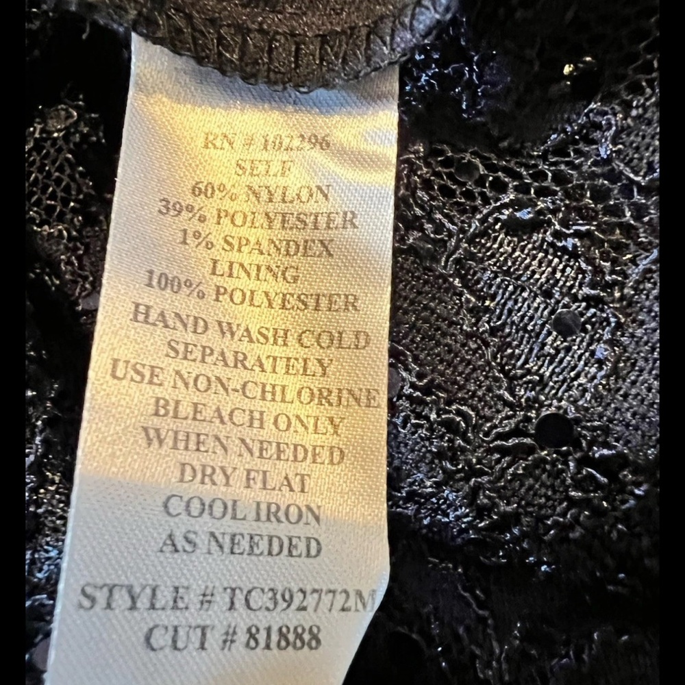 Connected Apparel Navy Lace Formal Gown Size 14 NWT Wedding Evening Dress - Picture 5 of 10